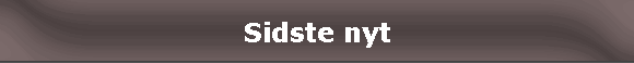 Sidste nyt